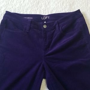 LOFT Skinny Purple jeans